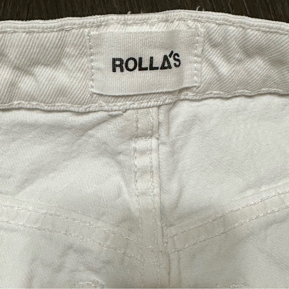 Rollas‎ Dusters High Rise Slim, Vintage White, Women’s Denim Jeans, Size 28 - Picture 9 of 15